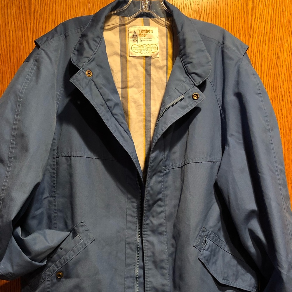 Vintage Men’s London Fog Blue Jacket 42 Long